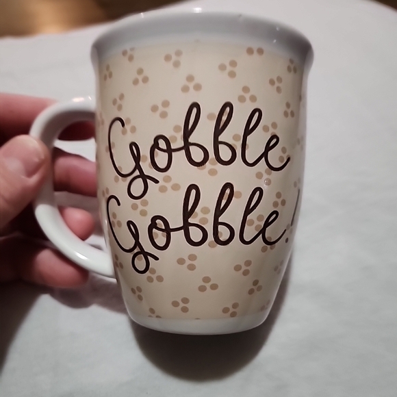 Thanksgiving Turkey Mug - Brown and Red - Picture 3 of 6